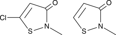 Methylchloroisothiazolinone/Methylisothiazolinone Mixture Chemical Structure