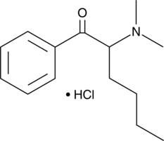 α-Dimethylaminohexanophenone (hydrochloride) Chemical Structure