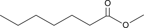 Heptanoic Acid methyl ester Chemical Structure