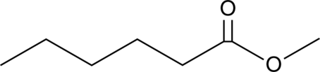 Hexanoic Acid methyl ester Chemical Structure