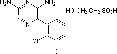 Lamotrigine isethionate Chemical Structure