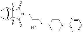 Tandospirone hydrochloride Chemical Structure