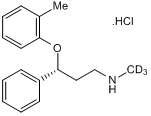 Tomoxetine - d3 hydrochloride Chemical Structure