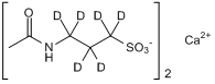 Acamprosate - d6 calcium Chemical Structure