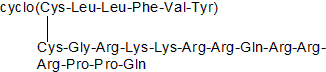 TAT-cyclo-CLLFVY Chemical Structure