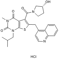 AR-C 141990 hydrochloride Chemical Structure