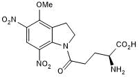 MDNI-caged-L-glutamate Chemical Structure