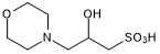 MOPSO, free acid Chemical Structure