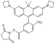 Janelia Fluor 646, SE Chemical Structure