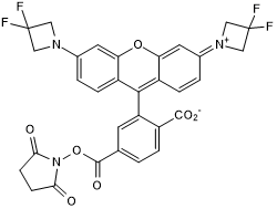 Janelia Fluor 525, SE Chemical Structure