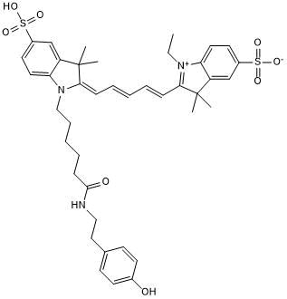 Cyanine 5 Tyramide Chemical Structure