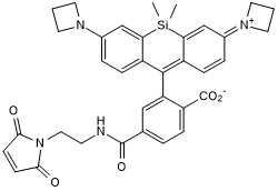 Janelia Fluor 646, Maleimide Chemical Structure