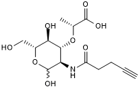 Click N-Acetylmuramic acid - alkyne Chemical Structure