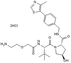 VH 032 amide-PEG1-amine Chemical Structure