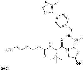 VH 032 amide-alkylC5-amine Chemical Structure