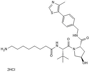 VH 032 amide-alkylC7-amine Chemical Structure