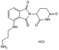 Pomalidomide 4'-alkylC3-amine Chemical Structure