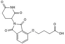 Thalidomide 4'-ether-alkylC3-acid Chemical Structure