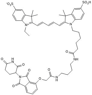 Thalidomide-Cyanine 5 Chemical Structure