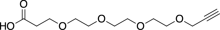 Alkyne-PEG3-COOH Chemical Structure
