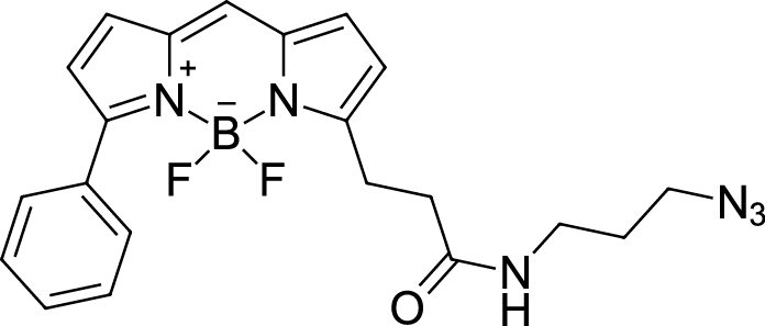 BDP R6G azide Chemical Structure