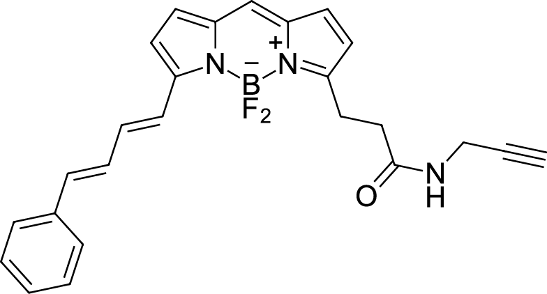 BDP 581/591 alkyne Chemical Structure