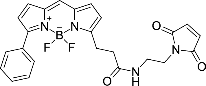 BDP R6G maleimide Chemical Structure