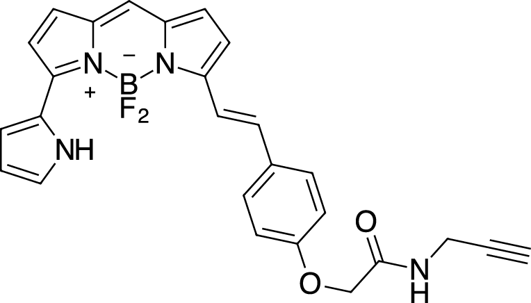 BDP 650/665 alkyne Chemical Structure
