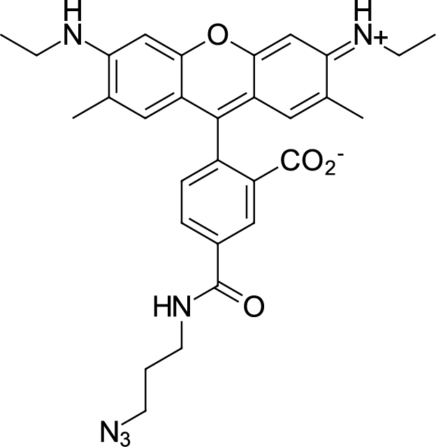 R6G azide, 5-isomer Chemical Structure
