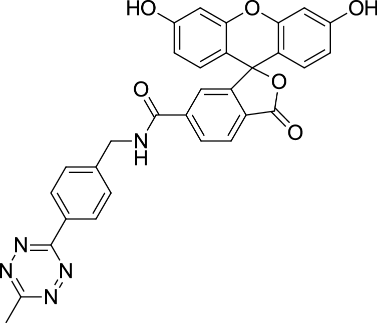 FAM tetrazine, 6-isomer Chemical Structure