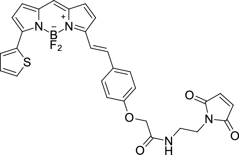 BDP 630/650 maleimide Chemical Structure