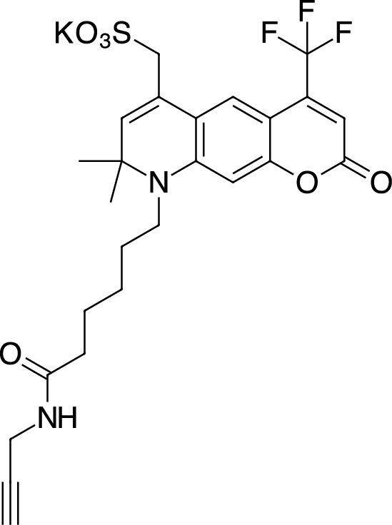 AF430 alkyne Chemical Structure