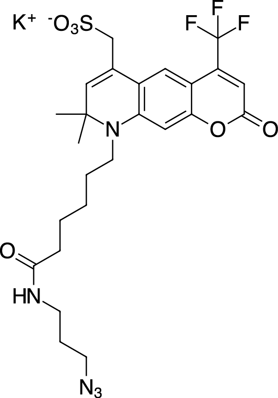 AF430 azide Chemical Structure