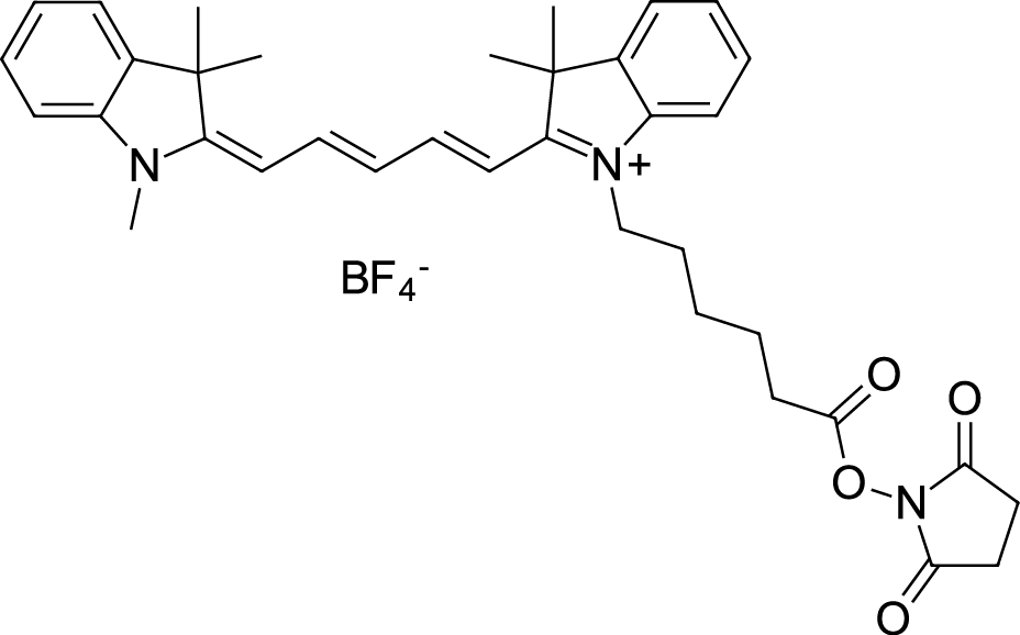 Cyanine5 NHS ester Chemical Structure