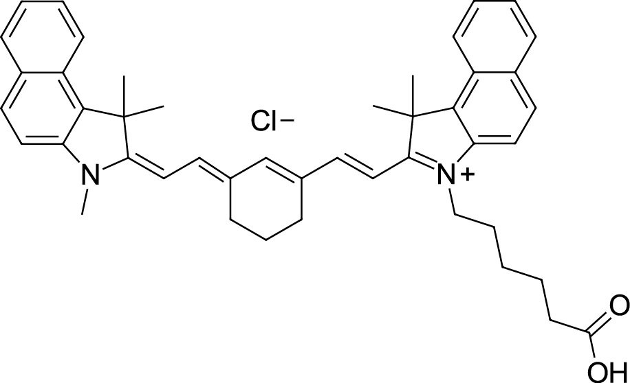 Cyanine7.5 carboxylic acid Chemical Structure
