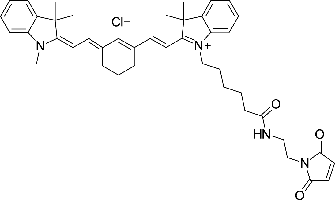 Cyanine7 maleimide Chemical Structure