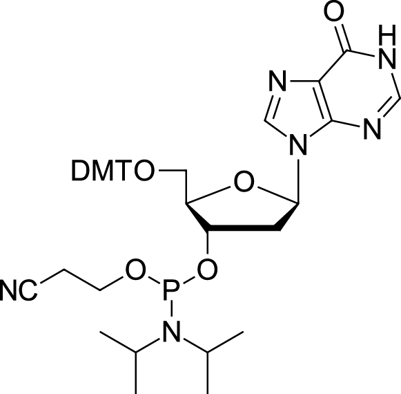 Inosine (dI) phosphoramidite Chemical Structure