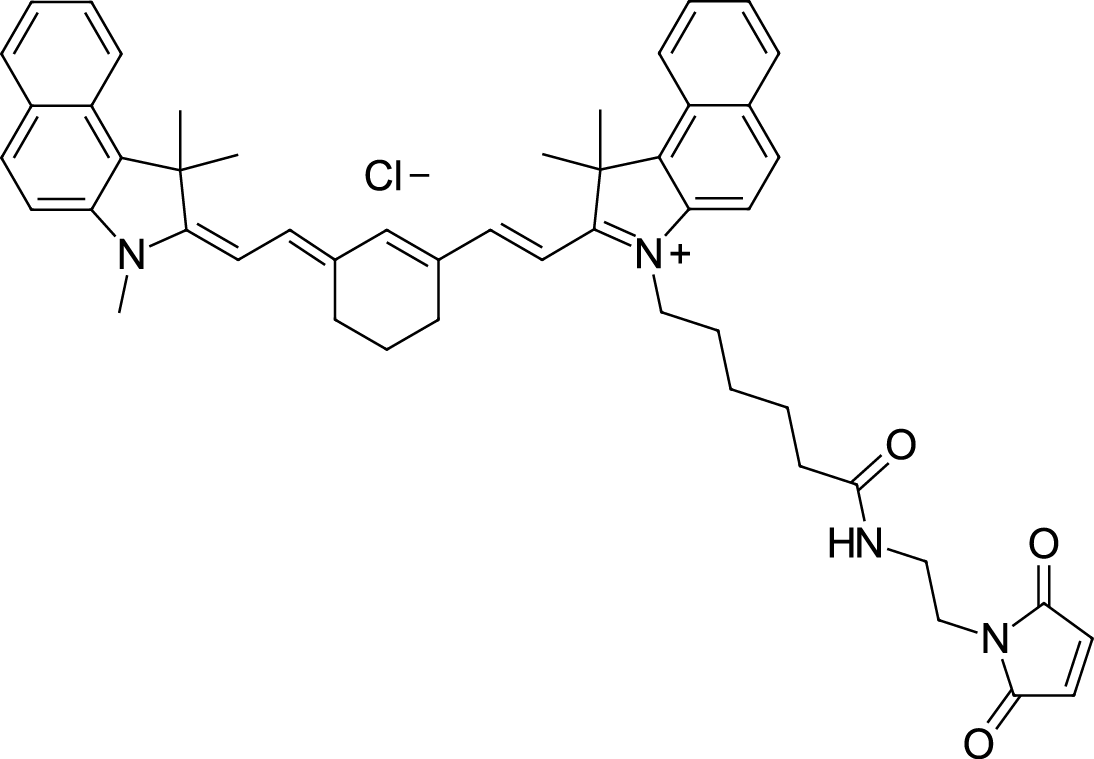 Cyanine7.5 maleimide Chemical Structure