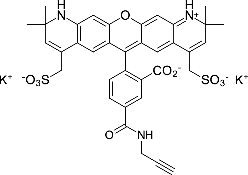 AF568 alkyne, 5-isomer Chemical Structure