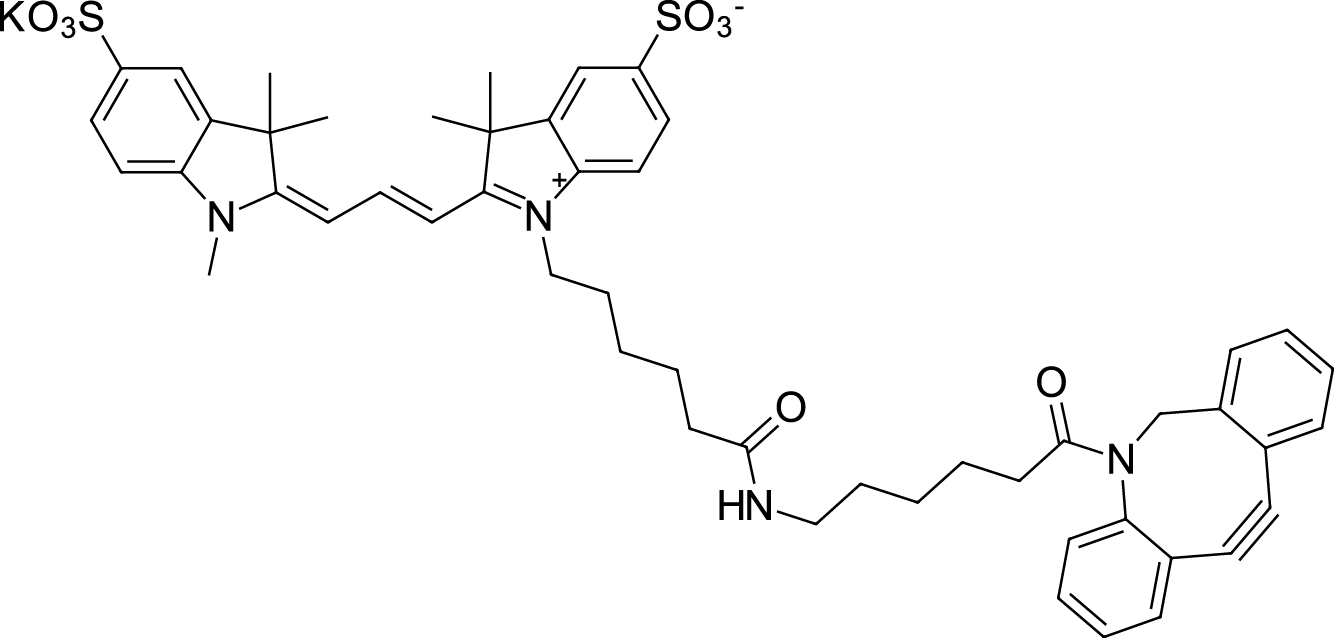 sulfo-Cyanine3 DBCO Chemical Structure