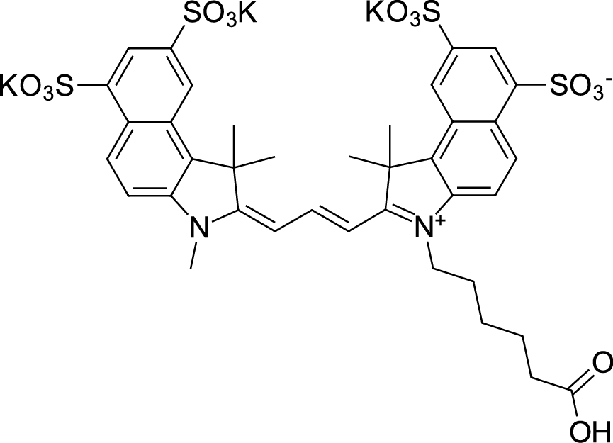 Sulfo-Cyanine3.5 carboxylic acid Chemical Structure