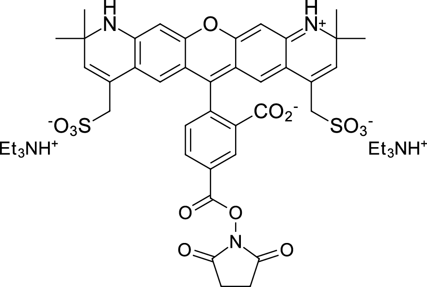 AF568 NHS ester Chemical Structure