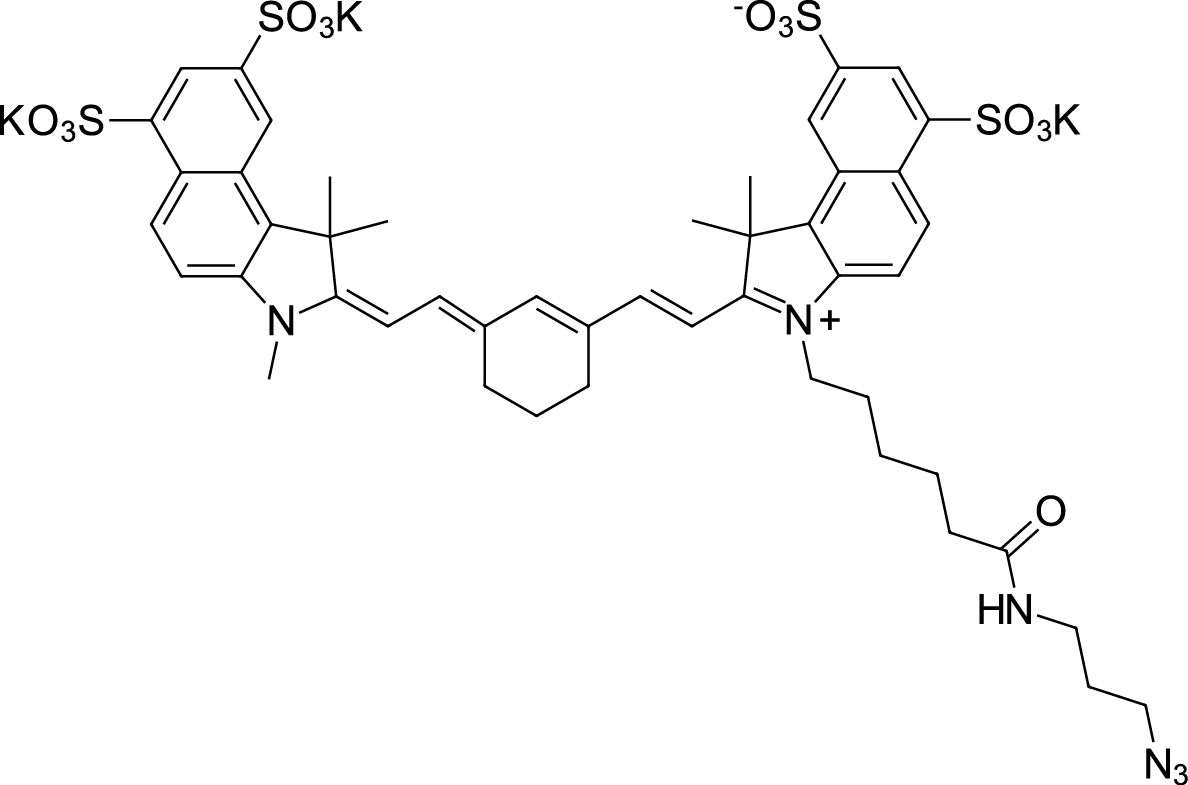 Sulfo-Cyanine7.5 azide Chemical Structure