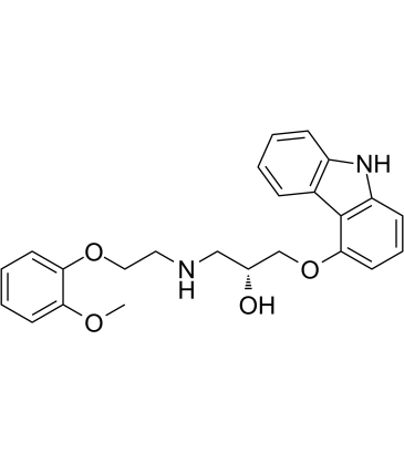 (R)-Carvedilol Chemical Structure
