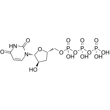 3'-Deoxyuridine-5'-triphosphate Chemical Structure