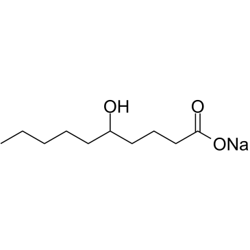 5-Hydroxydecanoate sodium Chemical Structure