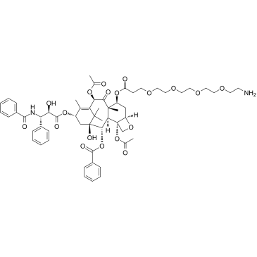 7-O-(Amino-PEG4)-paclitaxel Chemical Structure