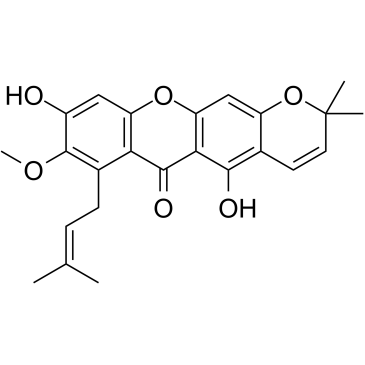 9-Hydroxycalabaxanthone Chemical Structure