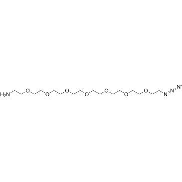 Azido-PEG7-amine Chemical Structure