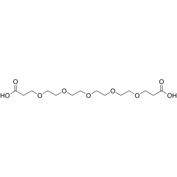 Bis-PEG5-acid Chemical Structure